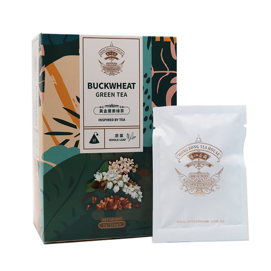 黃金蕎麥綠茶 原葉三角茶包